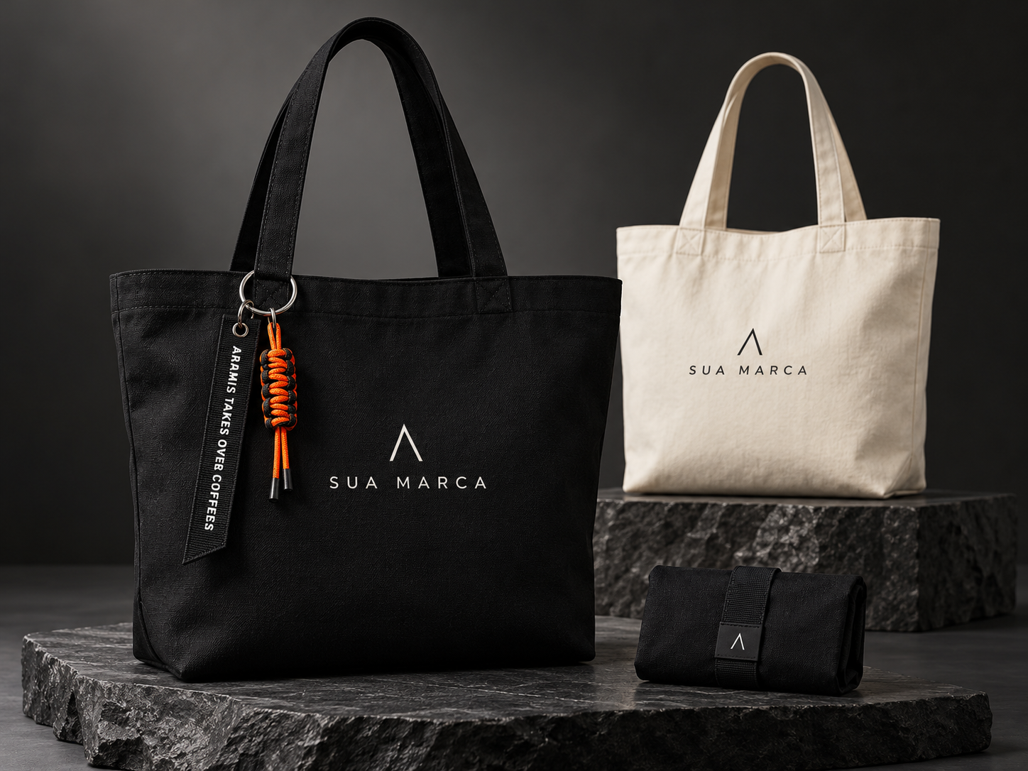 Ecobag personalizado com a marca da empresa